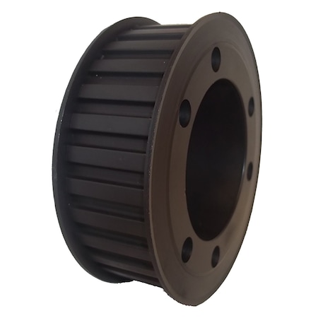 B&B Manufacturing QD120L100, Timing Pulley, Cast Iron, Black Oxide, QD120L100